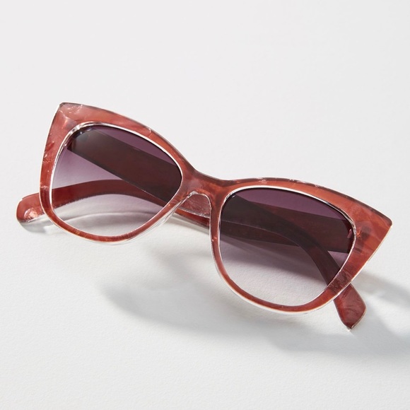 Anthropologie l I-SEA Rider Cat-Eye Retro Vintage-Inspired Fade Lens Sunglasses - Picture 1 of 5